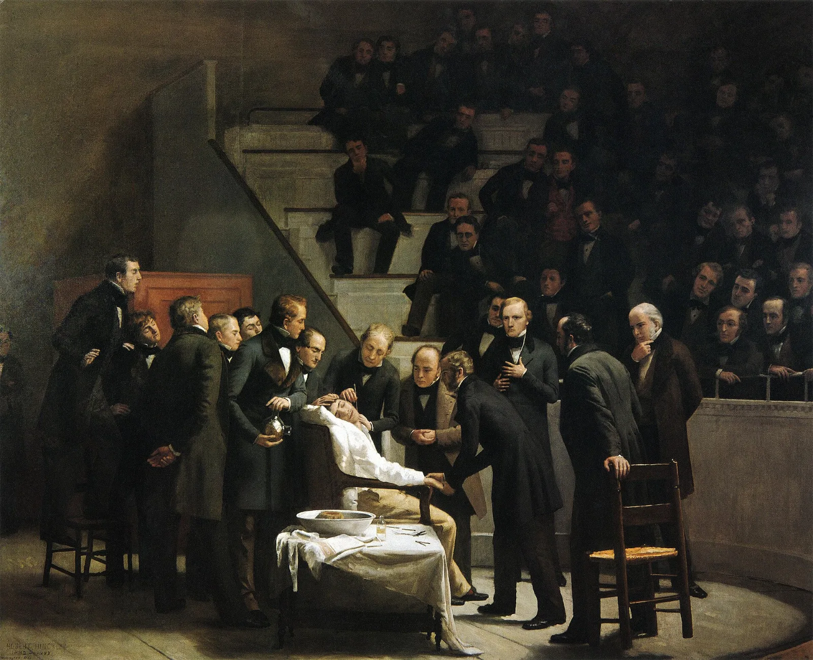 W. T. G. 모턴 초상 판화. Wellcome Collection · **CC BY 4.0**. → "The unlikely dentist"(인물). WP media 59 (WebP).