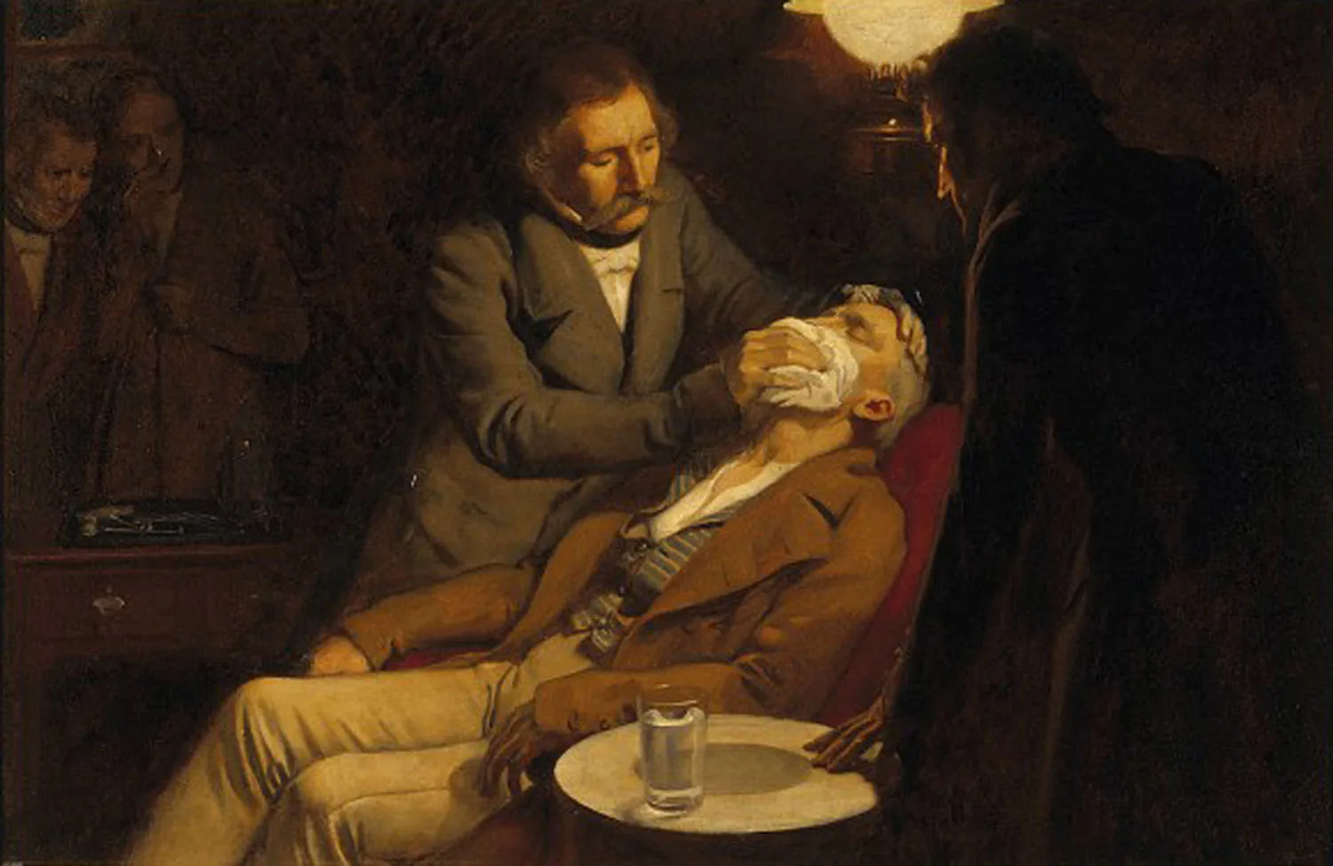 Ernest Board, *The first use of ether as an anaesthetic, 1846*. PD. media 34.