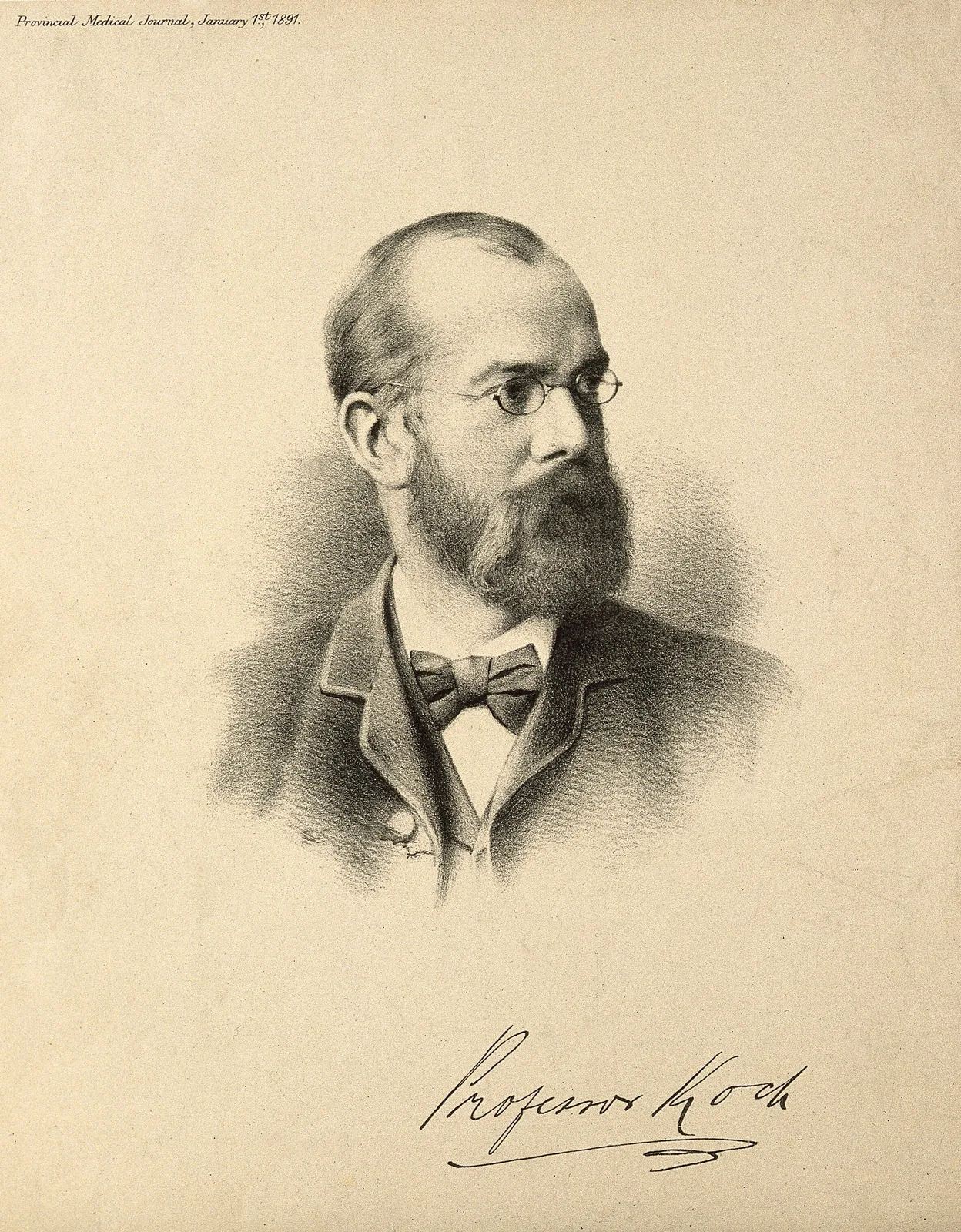 Friedrich Loeffler, who first set out the conditions of proof in orderly form in his 1884 study of diphtheria. Portrait, Wellcome Collection, CC BY 4.0. WP media **534**.