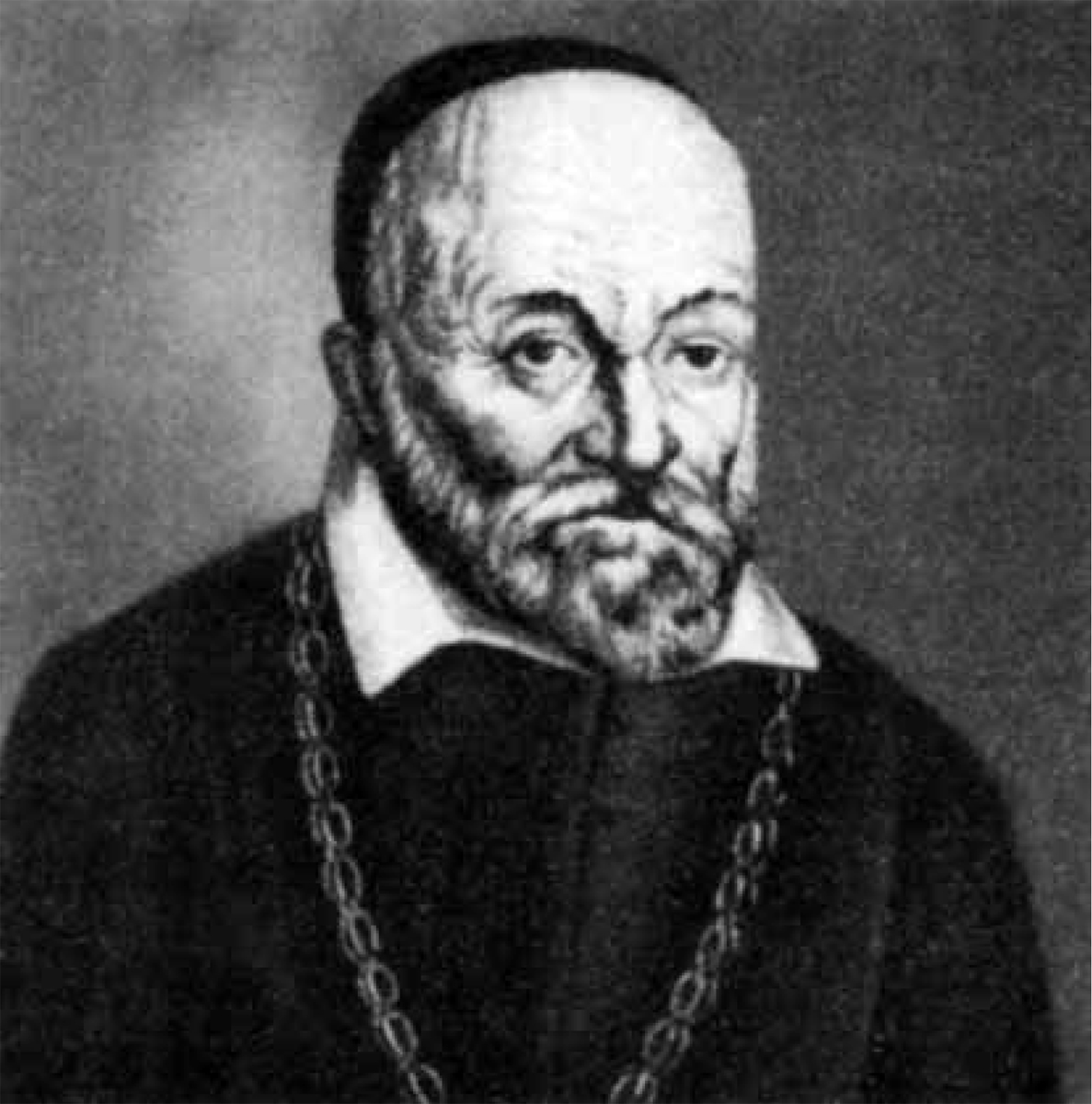 Portrait engraving of Hieronymus Fabricius ab Aquapendente.